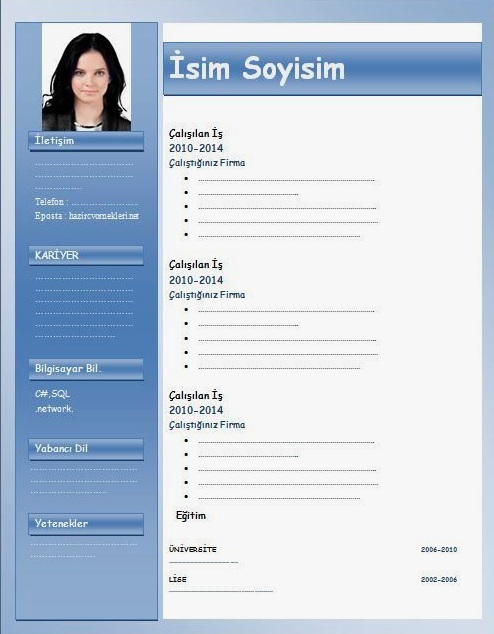CV Örneği