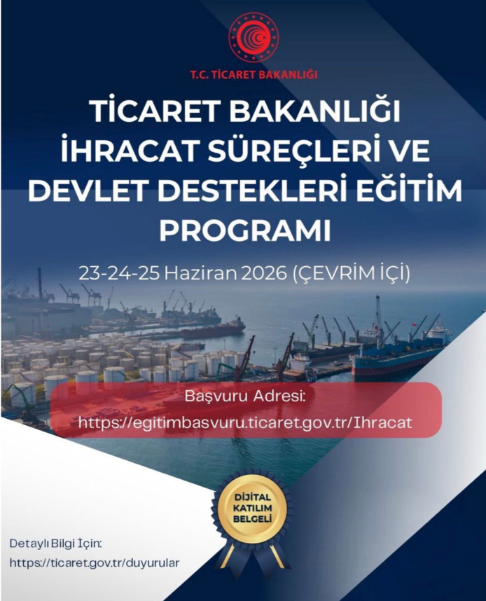 Ticaret Bakanlığı İhracat Eğitimi